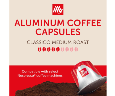 กาแฟ illy Coffee 30 Capsules Classico Espresso - Nespresso Compatible แคปซูลกาแฟ อิลลี่ Coffee Capsules จากอิตาลี