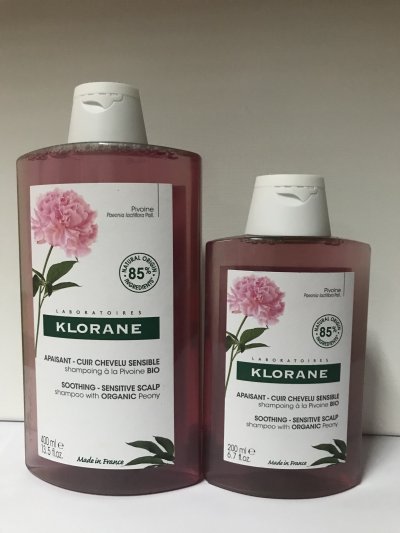 Klorane Soothing Shampoo with Organic Peony for Sensitive Scalps