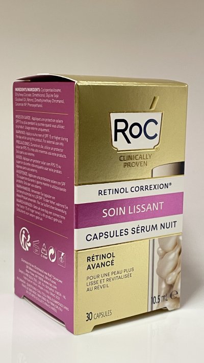 Roc Retinol Correxion Line Smoothing Night Serum 30 Capsules