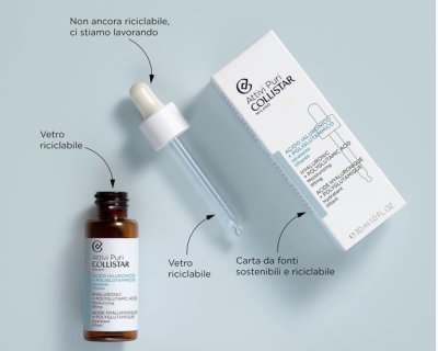 Collistar Pure Actives Hyaluronic + Polyglutamic Acid Serum 30ml from Italy