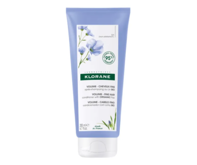 Klorane Volumising Shampoo with Organic Flax Fibre for Fine, Limp Hair