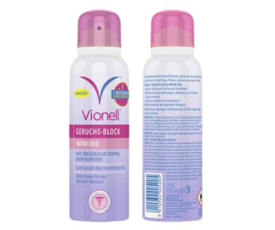 Vionell odor block intimate deodorant 125 ml from Germany