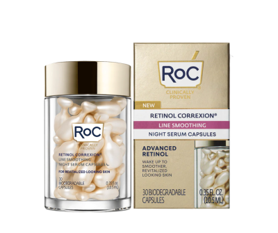 Roc Retinol Correxion Line Smoothing Night Serum 30 Capsules