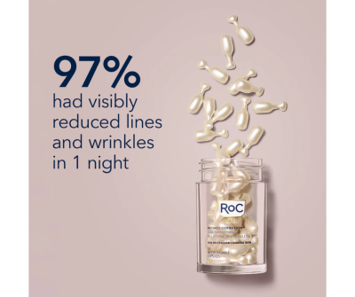 Roc Retinol Correxion Line Smoothing Night Serum 30 Capsules