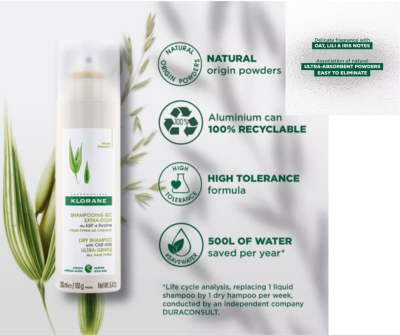 Klorane Oat Milk Dry Shampoo