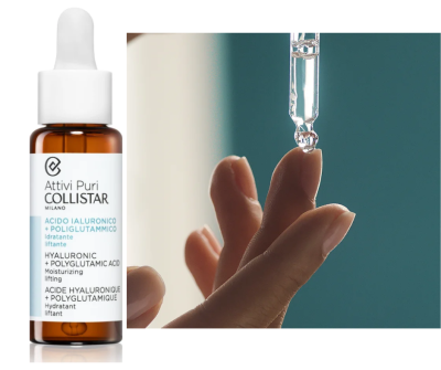 Collistar Pure Actives Hyaluronic + Polyglutamic Acid Serum 30ml from Italy