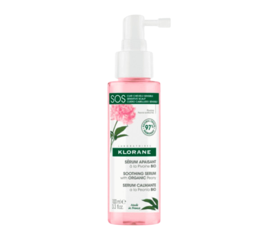 Klorane Organic Peony - Soothing SOS Care Serum - Sensitive Scalp, 100ml