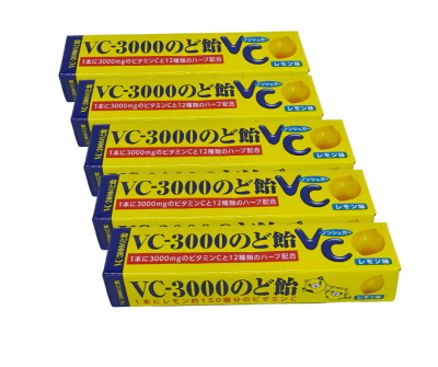 Nobel VC-3000 Throat Lozenge Lemon Flavor Stick from Japan