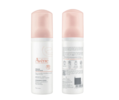 Avène Cleansing Foam 150ml Travel size from France