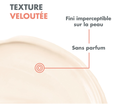 Avene Solaire Invisible Finish Cream SPF50+ Sensitive and Dry Skin, 50ml