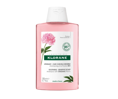 Klorane Soothing Shampoo with Organic Peony for Sensitive Scalps
