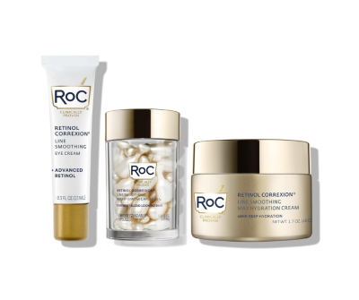 RoC Retinol Correxion Line Smoothing Max Hydration Cream 48 g ครีมบำรุงผิวหน้า เรตินอล มอยเจอร์ไรเซอร์ # Anti Aging USA