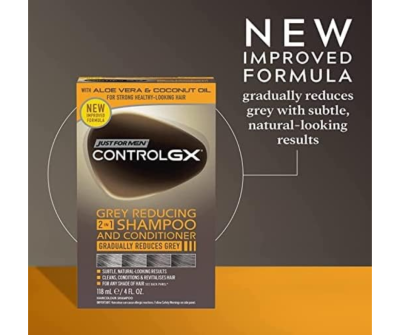 Just For Men Control GX Grey Reducing 2 in 1 Shampoo and Conditioner 118ml แชมพูย้อมผม ผมหงอก จากอเมริกา