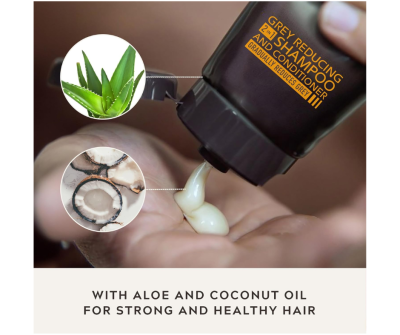 Just For Men Control GX Grey Reducing 2 in 1 Shampoo and Conditioner 118ml แชมพูย้อมผม ผมหงอก จากอเมริกา