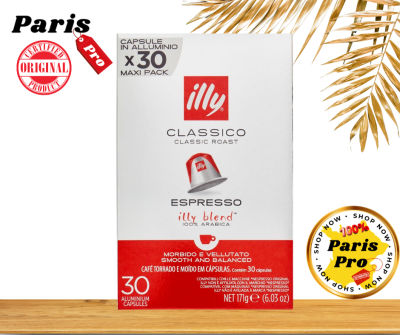 กาแฟ illy Coffee 30 Capsules Classico Espresso - Nespresso Compatible แคปซูลกาแฟ อิลลี่ Coffee Capsules จากอิตาลี