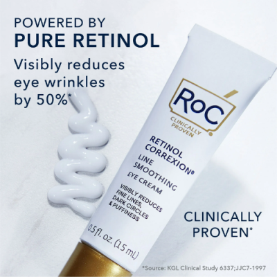 ครีมบำรุงรอบดวงตา Roc Retinol Correxion Anti-Wrinkle + Firming Eye Cream จากอเมริกา