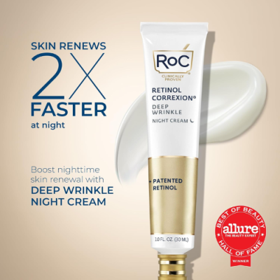 ครีมลดเลือนริ้วรอย Retinol Correxion® Deep Wrinkle Night Cream สูตรกลางคืน # ครีมบำรุงผิวหน้า