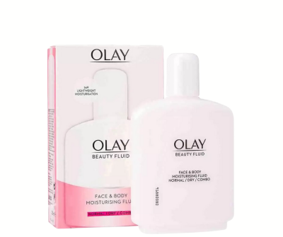 Olay beauty fluid moisturiser face & body 200ml