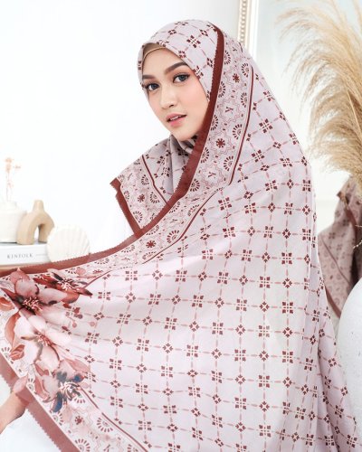 ROSALBA LIMITED SCARF (MAROON) (Voile) SIZE 120