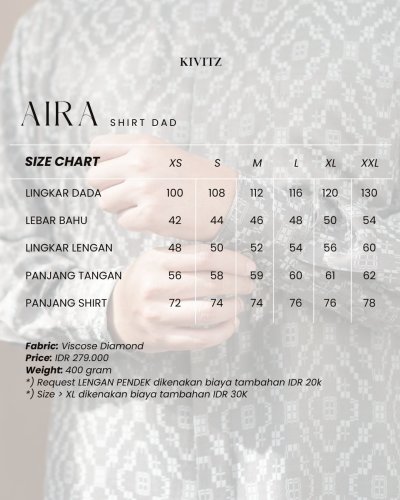 EID 1447H - AIRA SHIRT DAD (Olive Grey)