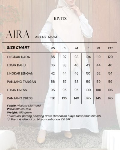 EID 1447H - AIRA DRESS (Soft White)