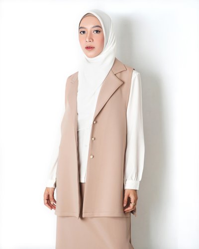 CLEO VEST-BEIGE