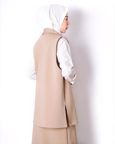 CLEO VEST - BEIGE