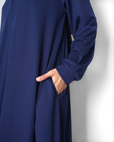 KHAULA DRESS - NAVY