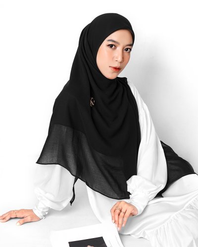 KIVITZ | VOAL SYAR'I SCARF - HIJAB JILBAB POLOS 130CM