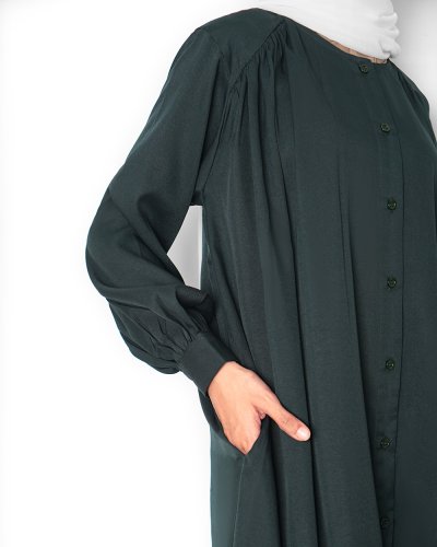 ESMA DRESS- EMERALD GREEN