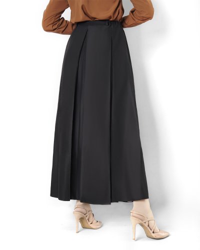 LANA SKIRT (Suede)- Faded Black
