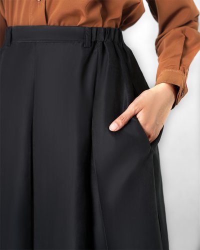 LANA SKIRT (Suede) - Faded Black LANA SKIRT (Suede) - Faded Black