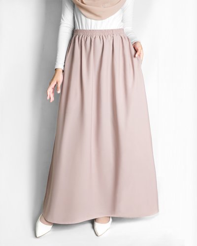 YUMNA FULL SKIRT - Beige