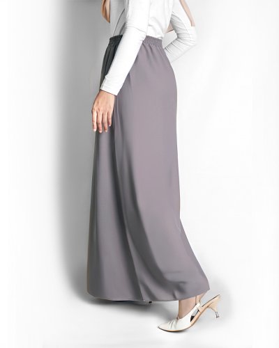 YUMNA FULL SKIRT - Grey Purple YUMNA FULL SKIRT - Grey Purple