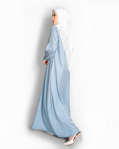 QISYA DRESS - LIGHT BLUE DENIM
