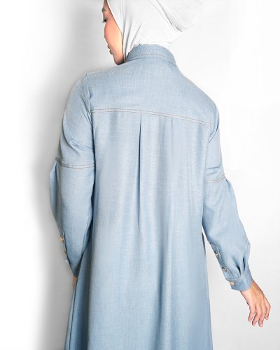 QISYA DRESS - LIGHT BLUE DENIM