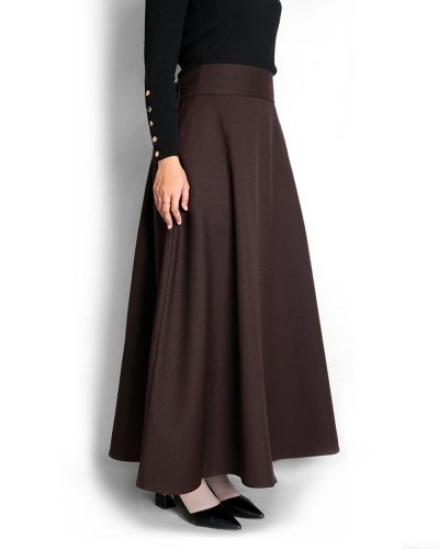 KANA SKIRT - BROWN