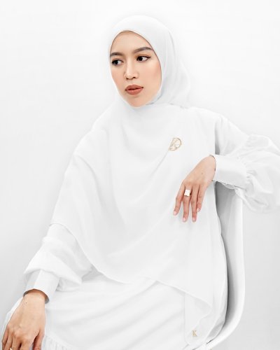 KIVITZ | VOAL SYAR'I SCARF - HIJAB JILBAB POLOS 130CM