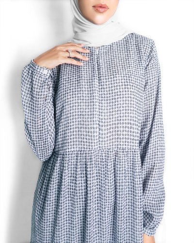 LULA SUMMER DRESS - Geometric Black