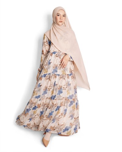 LULA SUMMER DRESS - Floral Brown