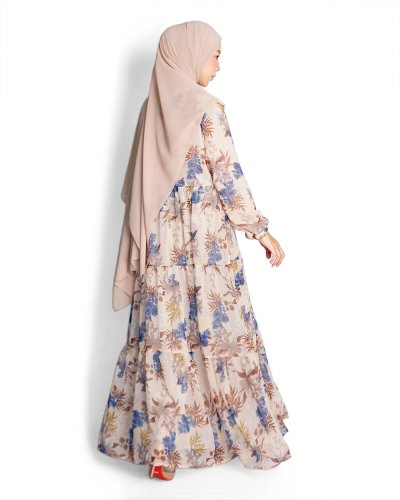 LULA SUMMER DRESS - Floral Brown