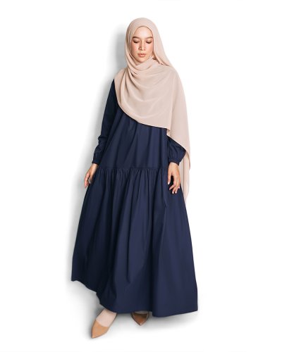 ZURA DRESS -  Navy