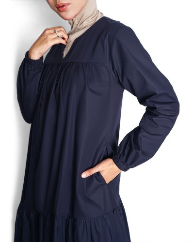 ZURA DRESS -  Navy