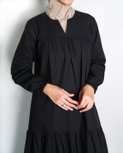 ZURA DRESS -  Black