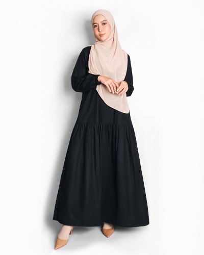 ZURA DRESS -  Black