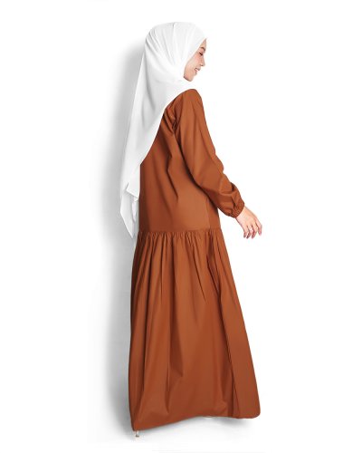 ZURA DRESS -  Terracotta