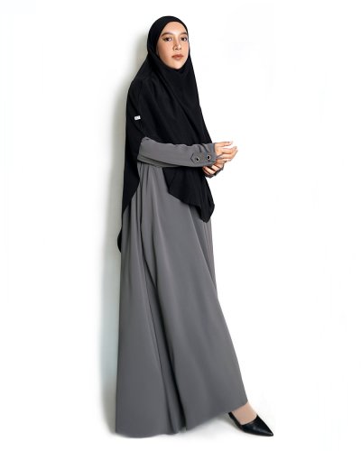 AISHA Abaya - Grey