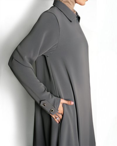 AISHA Abaya - Grey