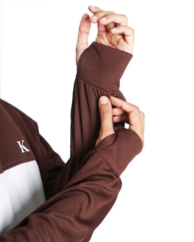 K Sport KHAULA DRESS - DARK BROWN