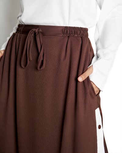 K Sport KHARANI SKIRT PANTS - DARK BROWN